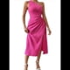 thumbnail image 2 of Vestido de Verano Midi Sin Mangas con un Solo Hombro y Abertura Alta para Mujer, Color Rosa Rojo, XL, 2 of 7