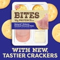 thumbnail image 3 of Oscar Mayer Bites Natural Hickory Smoked Uncured Ham, Monterey Jack & Cracker Trio Lunch Kit, 1 Tray, for Easy Lunch and On-the-Go Snacking, 16g Protein Snacks, 3.3 oz, 3 of 19