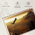 thumbnail image 6 of Elephant Stock Golden Eagle At Sunset Wall Art - Horizontal Canvas Wall Art - Living Room Wall Decor - Animal Canvas - Orange And Green Decor - 12" x 8", 6 of 8