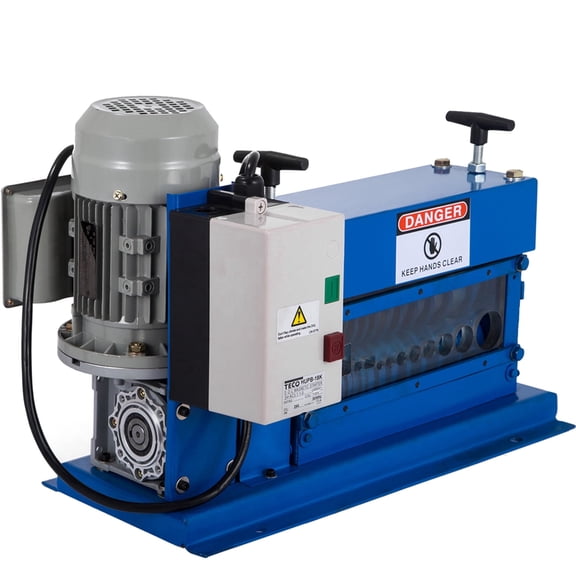 VEVOR  Wire Stripping Machine for 0.06 inch -1.5 inch, Electric Wire Stripper 11 Channels 10 Blades, Automatic Wire Stripping Tool 75ft/Mins for Recycling Copper Wire