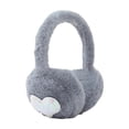 thumbnail image 1 of Wdgfv Cache-Oreilles d'Hiver en Forme de Cœur avec Sequins, Ajustable, pour Filles et Femmes, Cache-Oreilles en Peluche pour Extérieur, 1 of 5