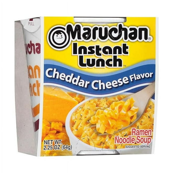 Pack of 2 Maruchan Instant Lunch Cheddar Cheese Flavor Soup, 2.25 oz