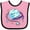 Pink and Black, variant on Inktastic Space Dragon and Planet Boys or Girls Baby Bib