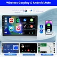 thumbnail image 3 of Podofo 2+64G Screen for Dodge Ram 1500 2500 3500 2002 2003 2004 2005 CarPlay Stereo Android 15.0 Car Radio 10.1 Inch Touchscreen Android Auto Backup Camera GPS FM RDS DSP 26UI, 3 of 11