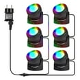 thumbnail image 2 of ZMKIAG Rgb Pond Lights, LED Underwater Submersible Colorful Spotlights with 16 Colors & 4 Dynamic Effects, 2/4/6 Timing Function for Fish Aquarium Tank Garden Yard Pool, 2 of 9