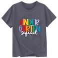 thumbnail image 3 of Zhanqunnn Kids Short Sleeve T Shirt Fashion Casual Letter Printed Round Neck Summer Top for Boys Girls, Size 10-11 Years, 3 of 3
