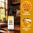 thumbnail image 4 of Beeswax Wood Polish Spray, Beeswax Furniture Spray, Removes Scratches Restores Shine for Wood Floors 120ML（3PCS  3 towel + 3 sponge）, 4 of 10