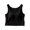 Black, variant on YABCSAZ Women's Summer Tank Tops Sleeveless T-shirts Adjustable Cami Tank with Pad, Slim Casual Blouses Basic Trendy Clothes Crop Tops Square Neck Tee Cute Gym Workout Clothes