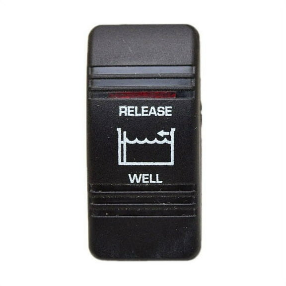 Carling Boat Rocker Switch Plate | Release Livewell Black Actuator