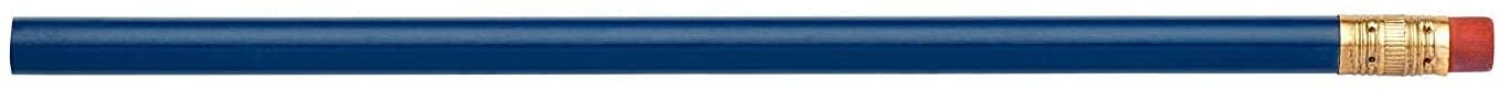 Pencil Guy Blank Round Pencils Blue, Pack of 144 Wood Pencils