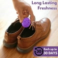 thumbnail image 3 of Air Jungles 3in1 Shoes Deodorizer Ball 12 Count, Lavender Scent, Odor Remover Balls for Sneakers Boot Shoe, Essential Oil Provides Natural Freshness, 3 of 7