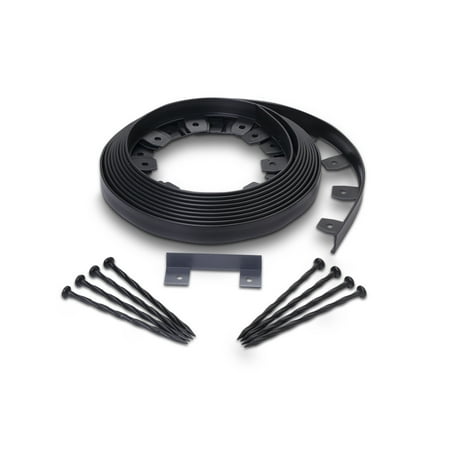 Ecoborder 24 Ft No Dig Landscape Garden Edging Border Brown 48 X 3 X 3in Pack Of 6 Brickseek