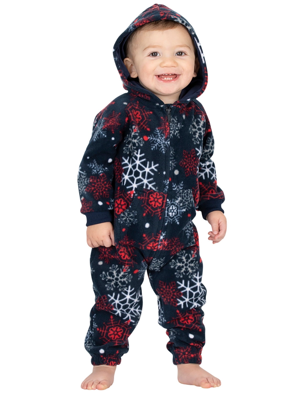 Footed Pajamas Snowed In Infant Footless Hoodie Fleece One Piece