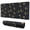 Dark Blue Sun, variant on Long Mouse Pads for Desk,Black White Moon Leaf Flower Eye Pattern Desk Mats on Top Of Desks, Desk Mouse Pad Extra Large with 3mm Non-Slip Base and Stitched Edge for Gaming,Office,Work,Home 31.5"x11.8"