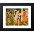 thumbnail image 2 of Joseph Edward Southall 18x14 Black Modern Framed Museum Art Print Titled - Beauty Receiving the White Rose from Her Father (1899), 2 of 5