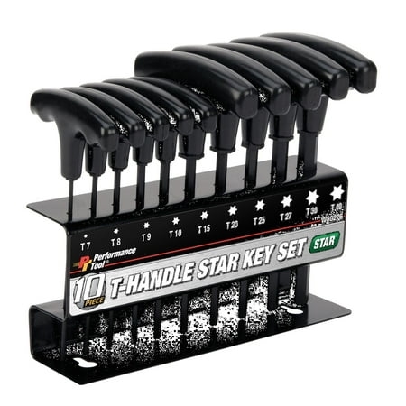 UPC: 0039564802768 | Performance Tool W80276 10 Piece T-Handle Stardriver Set