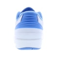 thumbnail image 3 of Nike Air Jordan 2 Retro Low Leather GS Boys Shoes Size 4, Color: White/University Blue, 3 of 4