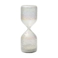 thumbnail image 1 of Reloj de arena de cristal con temporizador para niños y adultos, transparente y decorativo. 15 minutos, 1 of 9