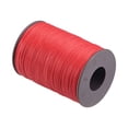 thumbnail image 3 of Thin Waxed Thread 175 Yards 0.45mm Polyester String Cord for Machine Sewing Hand Quilting Weaving, Red, 3 of 5