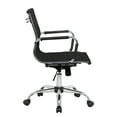 thumbnail image 4 of LeisureMod Harris Modern Adjustable Swivel Leather Task Office Chair with Tilt and Ergonomic Design, Black, 4 of 7