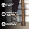 thumbnail image 5 of Brazos Twisted Traveler's Stick Brown Oak Wood Walking Stick 55 Inch Height, 5 of 7