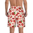 thumbnail image 3 of Naloa Tomatoes Men's Beach Shorts, Surfing shorts, Swim trunks, Quick Dry Swim Trunks for Surfing Beach Fun - X-Large, 3 of 9