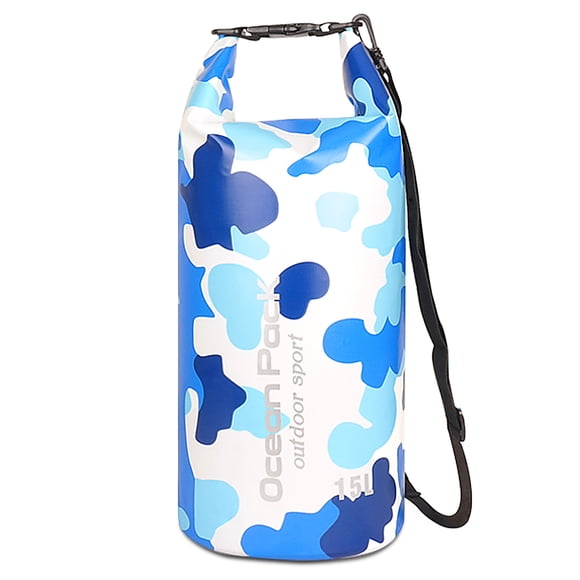 15L Waterproof Dry Bag Roll Up Dry Compression Sack Large