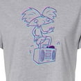 thumbnail image 3 of Hey Arnold! - 3D Arnold - Juniors Cropped Cotton Blend T-Shirt, 3 of 5