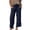 Navy, variant on Women’s Pants Wide Leg Baggy Pink Pants Women Casual Comfortable Work Pants Women Clothing