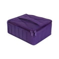 thumbnail image 5 of Vaveren Essential Oil Carrying Case Nail Polish Storage Bag Portable Organizer Bag Perfume Grids for Salon Travel Home Massage Violet, 5 of 7