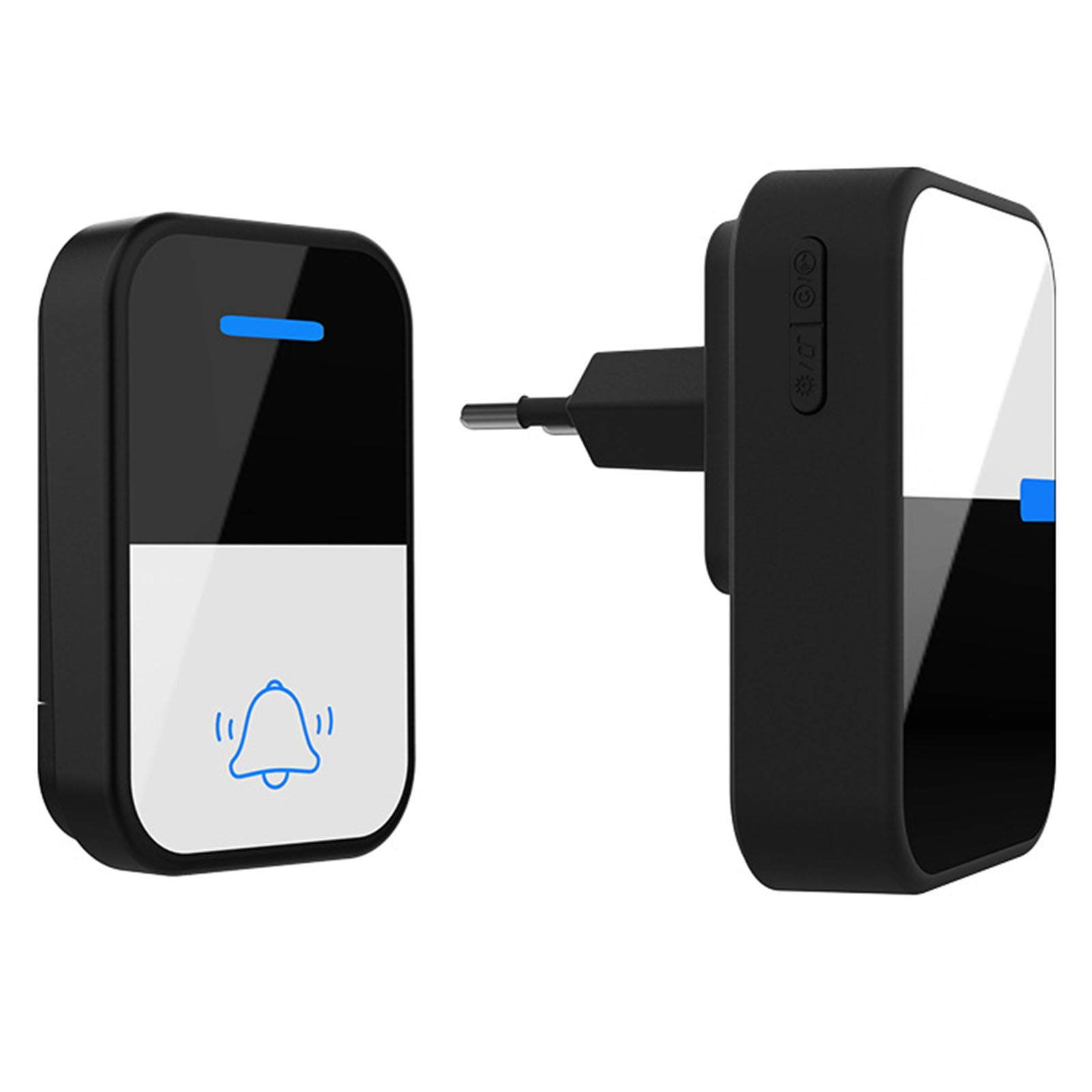 Batteryless Waterproof Doorbell Radio Bell Led Set Cordless Doorbell