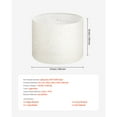 thumbnail image 3 of KFFKFF Set of 2 Drum Lamp Shades, 13-inch Top and Bottom Diameter x 10-inch Height, Medium Linen Lampshades for Table, Floor, and Pendant Lamps, Simple Assembly Required (Light Linen), 3 of 10