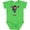 Apple Green, variant on African American Girl, Cheerleaders, Cheerleading Girls Baby Bodysuit