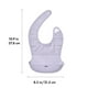 thumbnail image 5 of Babero enrollable OXO Tot, paquete de 2, lila y ópalo, 5 of 5