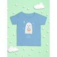 thumbnail image 3 of Adorable Trick Or Treat Ghost T-Shirt Infant -Image by Shutterstock,  18 Months, 3 of 4