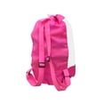 thumbnail image 3 of Xfvqtps Students Drawstring Beach Bag Mesh Foldable Multi Functional Lightweight Shell Storage Toys Balls Storage Bags Pink, 3 of 8