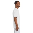 thumbnail image 3 of Augusta 580A Two-Button Baseball Jersey- White - Medium, 3 of 3