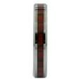 thumbnail image 5 of Metals Jewelry Men's / Women's 4mm Tungsten Carbide Rosewood Inlay Wedding Ring Comfort Fit Size 8, 5 of 7