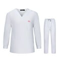 thumbnail image 1 of Nursing Scrubs V Neck Scrub Top and Pants for Veterinary SPA Operating Room XXL, 1 of 9