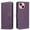 Purple, variant on Case For IPhone 17 Pro Max【RFID Blocking】with Multi-Card Holder Bills Slot, Calfskin-Texture Vegan Leather Magnetic Wallet Case,Black,For iPhone 17 Pro Max