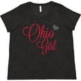 thumbnail image 3 of Inktastic Ohio Girl Women's Plus Size T-Shirt, 3 of 5