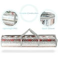 thumbnail image 4 of Hearth & Harbor Holiday Christmas Wrapping Paper Storage Bag Fits Up to 22 Rolls of 40", Silver, 4 of 6