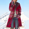 thumbnail image 1 of LOVZFMLL Cardigan pour Femmes Manches Longues Décontracté Patchwork Rayé Long Cardigan Haut Blouse Manteau, 1 of 5