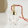 thumbnail image 4 of Botellas acrílicas Vacío transparente con tapa dorada para colgante, almacenamiento de joyería DIY, 2 uds., 4 of 6