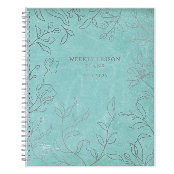 Blue Sky 2024-2025 Teacher Lesson Planner, 8.5x11, Prairie Aqua
