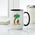 thumbnail image 4 of CafePress - Desert Island Christmas Large Mug - 15 oz Ceramic Large White Nolvety Mug, 4 of 4