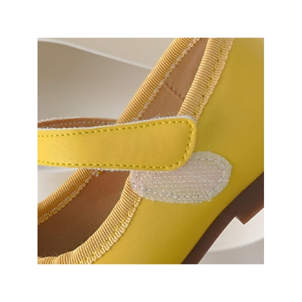 Yellow hotsell strap shoes