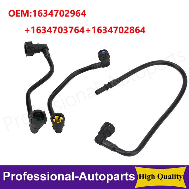 3pcs Fuel Hose Lines Fuel Filter Kit for for Benz ML320 ML430 ML55 AMG V6 V8 W163