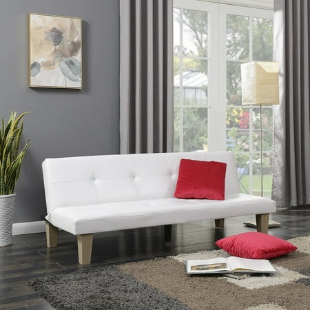 Belleze Convertible Futon Folding Sofa Bed Couch Adjustable Recline Lounger w/ (2) Pillow,