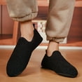 thumbnail image 2 of Fuzzy Slippers For Women Men Couples Winter Home Cotton Slippers Soft Bottom With Thickened Velvet Warm Slippers Warm Cozy Winter House Slippers Bedroom Indoor House Shoes, 2 of 7
